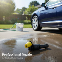 Multiple Degrees 180 Degree Rotating Spray Head High Pressure Washer Nozzle for Car Washing