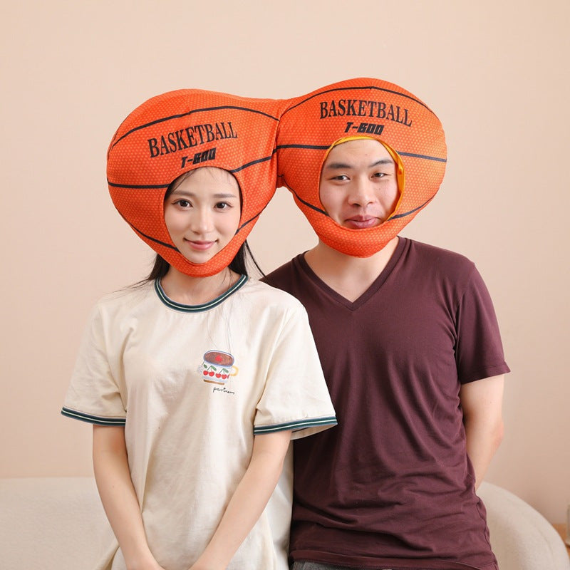 Cartoon Plush Face Mask for Sports Events and Parties