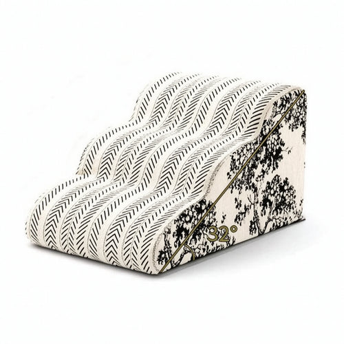 Dog Stairs with Ramp Stable Foam Pet Ramp Gentle for Bed, Small Dogs, Older Pets