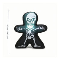 Halloween Skeleton Inflatable with Printed Bones Self-Supporting Skeleton Inflatable Compact Outdoor for Yard, Courtyard