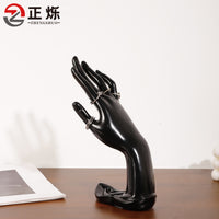创意白色女士PVC手模戒指手链手表珠宝店橱窗道具首饰手镯展示架