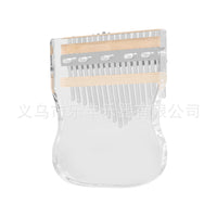 跨境卡林巴琴拇指琴17音kalimba17音透明单板手指钢琴乐器批发