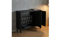 Vintage Storage Cabinet Fully Assembled Carved Storage Cabinet Hinged Doors