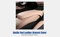 Leather Armrest Box Cover for Seagull, Car-Specific, Snug Fit, Anti-Wear, Breathable, Easy to Clean, Multiple Color Options