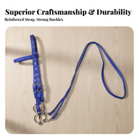 Horse Bridle with Reins Long-Lasting Adjustable Horse Bridle Equestrian Supplies Padded for Comfort Wear-Resistant