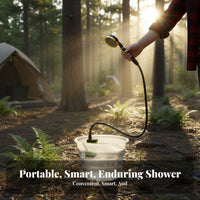 Repowerable Shower Pump Kit Portable Outdoor Gear adaptable for explorers, Pet Owners, Dormitory, Outdoors, Car Washing