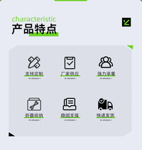 问露户外加棉带脚拖月亮椅可坐可躺露营椅阳台休闲椅懒人沙发躺椅 绿色高背月亮椅不可调节+送收纳袋