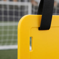 23 Cm Football Scoring Target Board Square Soccer Training Target Board Rounded Corners Flat Mark Marker Slot Openings
