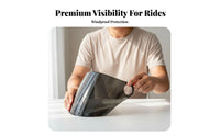 Ultra Clear Motorcycle Helmet Visor Scratch-Resistant Motorcycle Helmet Windshield Crystal Clear Vision Windproof Eye Protector Long-Lasting for Motorcyclists