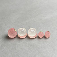 Glow-in-the-Dark Lychee Resin Car Dashboard Figurine