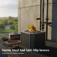 Air Conditi Single R Installation Lift 300kg Load Capacity Hand Crank Winch