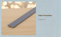 Soundproof sliding door weatherstrip