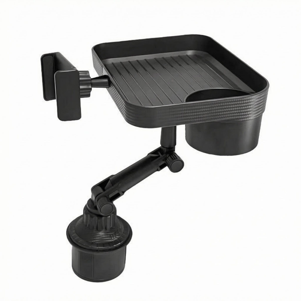 Car Food Tray with Phone Holder Multifunctional Organizer Multi-Functional for Commuters, Long-Distance Drivers