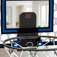 Mini Basketball Hoop with Scoreboard Easy Installation Electronic Scoring Basketball Toy Shatter-Resistant Backboard for Bedroom