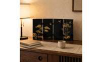Chinese Folding Screen Foldable Mini Folding Screen Gift Idea for Study Room