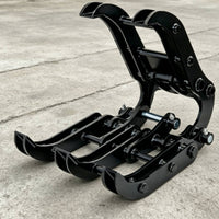 Heavy-Duty Mini Excavator Grapple Powerful Grabbing Force Mini Excavator Grapple Attachment Universal Fit Construction Machinery Accessory High Strength Steel for Forestry Workers, Farmers, Landscapers, Farming, Landscaping