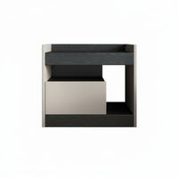 Sculptural Bedside Table Minimalist Design Nightstand Floor-Standing for Office