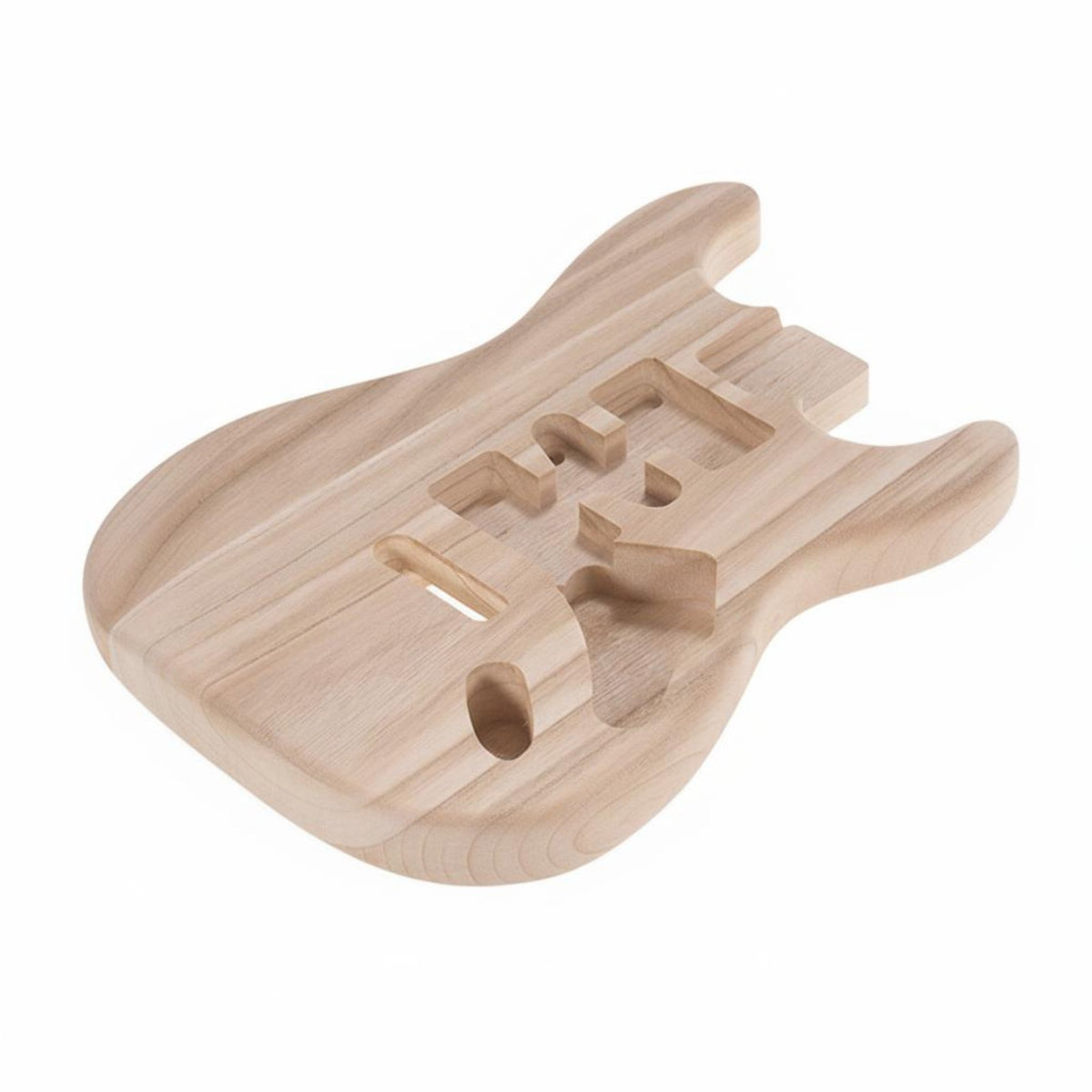 Solid Wood S and T Guitar Body Pre-Routed Strat Design Guitar Body Handmade Music Gear for Workshop