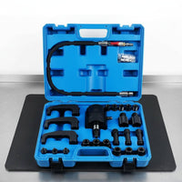 26 Pieces Pneumatic Internal Combustion Nozzle Removal Tool Set Multiple Adapters Pneumatic Nozzle Puller Set Heavy Duty for Mechanics