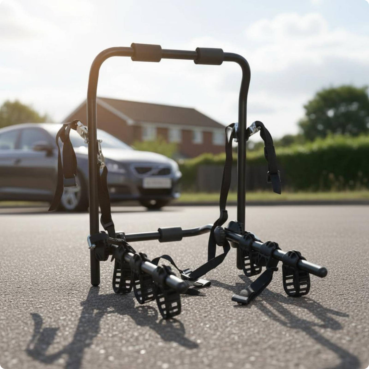 Rear Mounted Cycle Carrier Padded Contact Points Car Cycle Rack