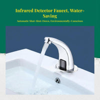 Touchless copper faucet, water-saving