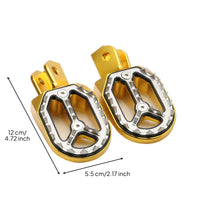 2 Pieces Non-Pavement-Highway Motorcycle Foot Peg Anti-Slip Dirt Bike Foot Peg
