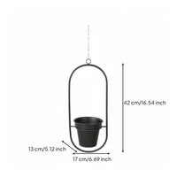 Hanging Flower Pot Nordic Aesthetic Metal Hanging Planter Decorative Iron Frame