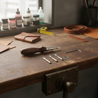 7-in-1 Leather Groover Comfortable Grip 7 in 1 Leathercraft Tool Rust-Resistant