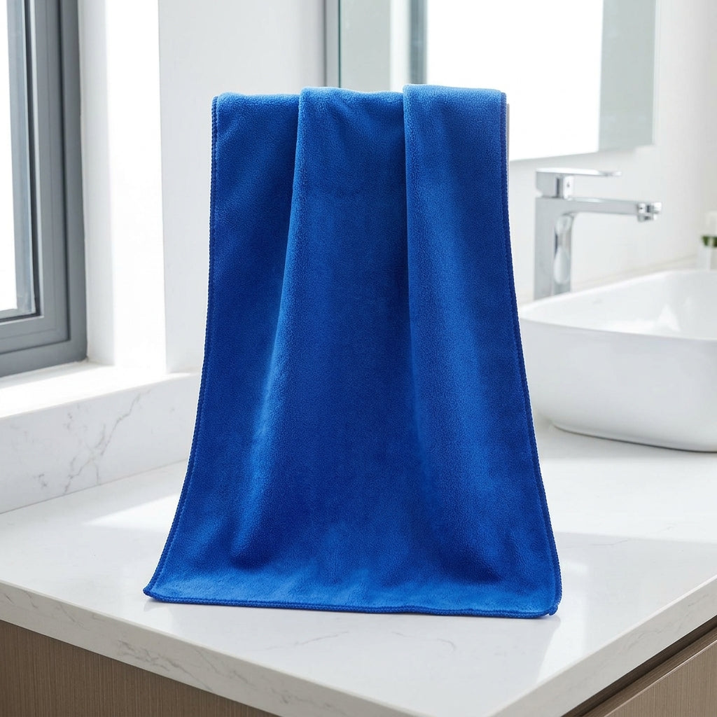 10-Pack Thick Microfibre Cloth and Dish Cloths, 30cm x 60cm Glass Cloth for Car Cleaning, 400 GSM High Absorbency Wear Resistant for Hair Drying