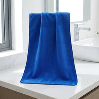 10-Pack Thick Microfibre Cloth and Dish Cloths, 30cm x 60cm Glass Cloth for Car Cleaning, 400 GSM High Absorbency Wear Resistant for Hair Drying