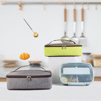 Insulated Lunch Bag with Aluminum Foil, Portable Handbag Style