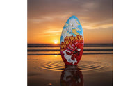 Tapered Water Surfboard Rounded Nose Standing Surfboard Single Lightweight for Recreational Use