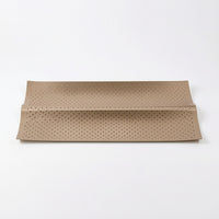 French Bread Pan Perforated French Bread Pan French Bread Tray Two-Slot Bakeware Double-Channel for Home Bakers, Oven
