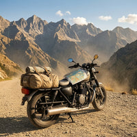 Black Finish Rear Luggage Rack Sturdy Motorcycle Rear Rack Heavy-Duty Slimline for Motorcyclists, Commuters, Commuting