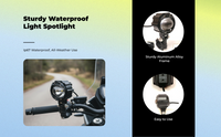 Motorcycle LED Fog Light, IP67