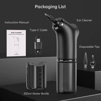 Electric Ear Cleaner with Ear Scoop Set, Black (Design Patent)