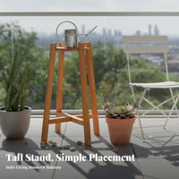 Cross-Shaped Pot Riser Nordic design Plant Holder adaptable for Home Decorators