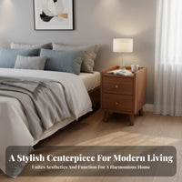 Narrow Bedside Cabinet Modern Design Nightstand adaptable for Bedroom, Dorm Room