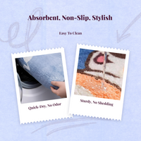 Absorbent Quick-Dry Bath Mat, Non-Slip Rug for Home