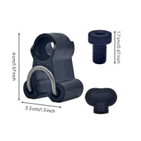 Folding Bike Clamp with Fixing Screw Small Head Tube Latch Clamp Replacement