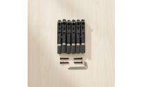 Six-String Neckless Electric Guitar Bridge Easy Install Neckless Electric Guitar Bridge Heavy Duty for Guitarists