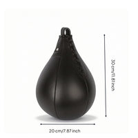 Boxing Speed Bag with Hanging Loop Teardrop Boxing Speed Bag Heavy Duty Fighting Ball for Pugilists