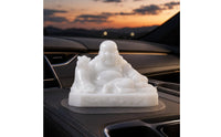 Maitreya Buddha Statue Rectangular Base Buddha Ornament Gift Idea Home Decoration for Tea Pet Display