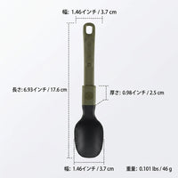 Spoon Fork Set Portable Outdoor Camping Foldable With Storage Bag 5-Piece Set