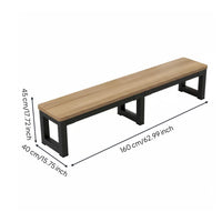 Minimalist Long Bench Multi-Functional Bed End Stool Stable Structure Locker Room Bench for Sauna, Gym, Bedroom