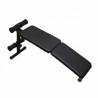 Incline Sit-up Bench Black Foldable Sit-up Bench Compact Fitness Equipment