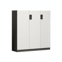 Shoe Cabinet Entryway Shoe Storage Freestanding Shoe Organizer Large Capacity Shoe Rack with Digital Lock Sturdy Wood Modern Design Suitable for Shared Hallways Apartments Home Use
