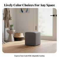 Rectangular Entryway Stool Soft paddinging Upholstered Bench for Bedroom, Guests