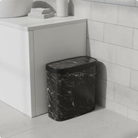 Press Top Trash Can Space-Saving Lidded Trash Can Easy to Clean for Narrow Gaps