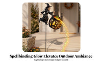 Cutout Witch Kettle Yard Light